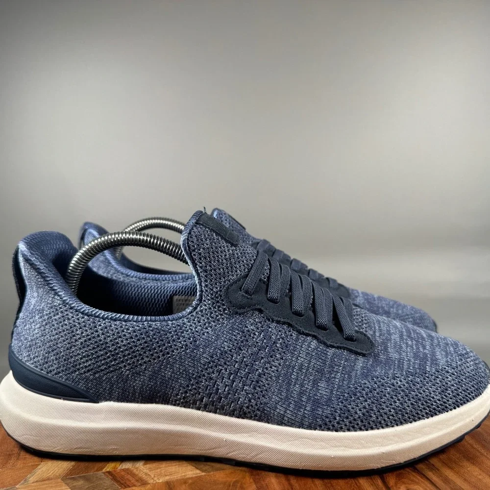 johnnie-O Knit Range Runner 2.0 Spikeless Golf Shoes Mens 9.5 Blue Heathered